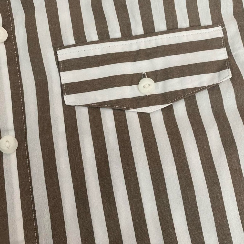Rag & Bone Mina Stripe Crop Shirts - Picture 7 of 9